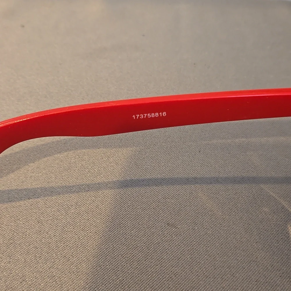 Red sunglasses unisex with bottle opener built in tailgate